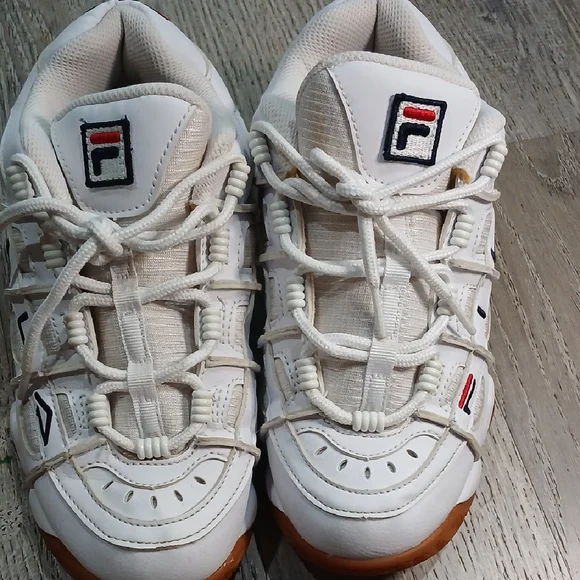 Fila | Shoes | Fila White Sneakers With Red And Navy Details  display picture 1